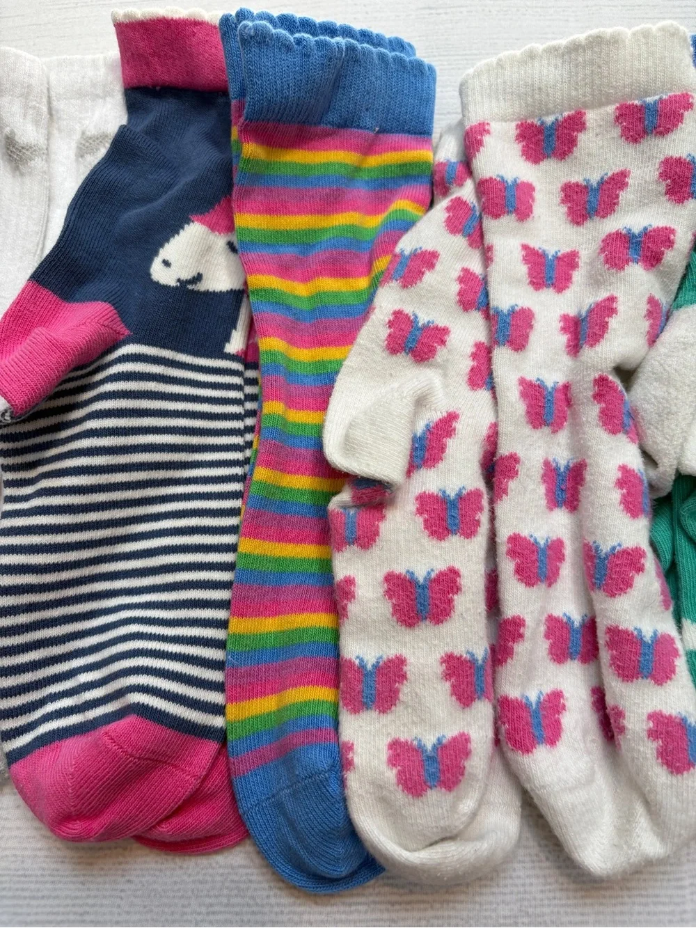 Kids Colorful Mixed Socks Pack - Multicolor